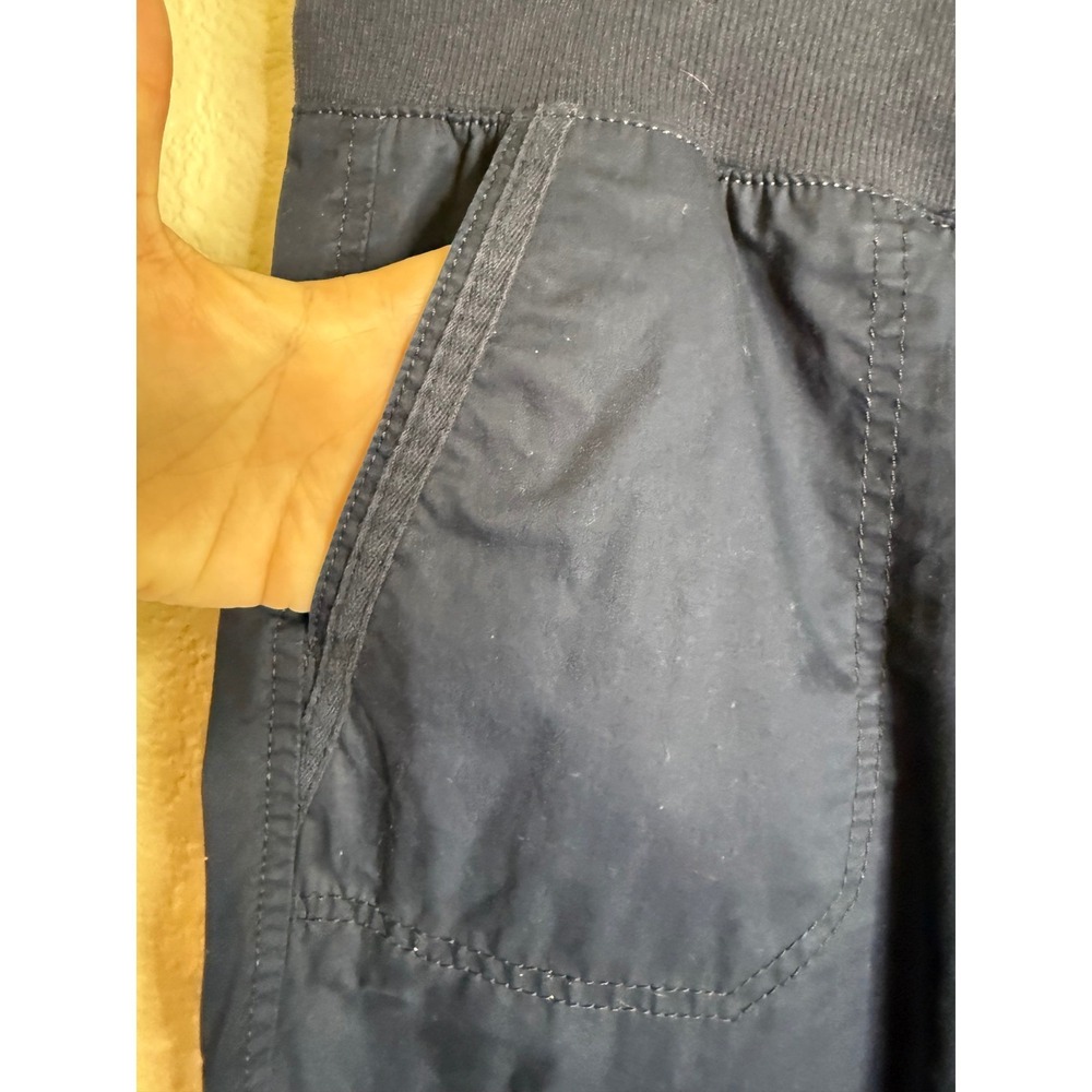Talbots Womens 16 Petite Navy Blue Pants Pull On Drawstring Elastic Waist Casual - Picture 3 of 11